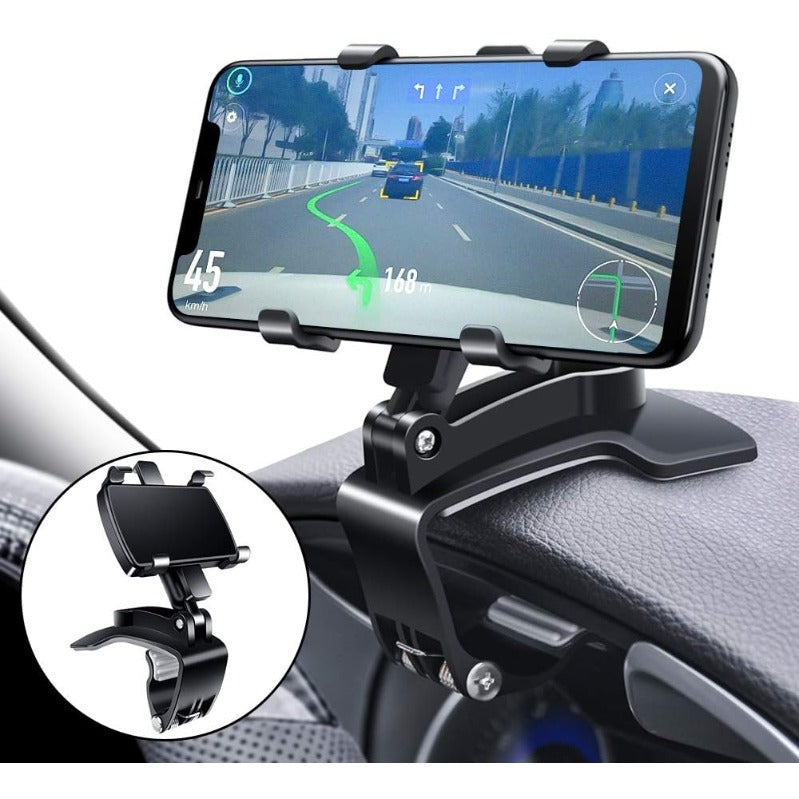 360 Degree Rotation Dashboard Clip Mount