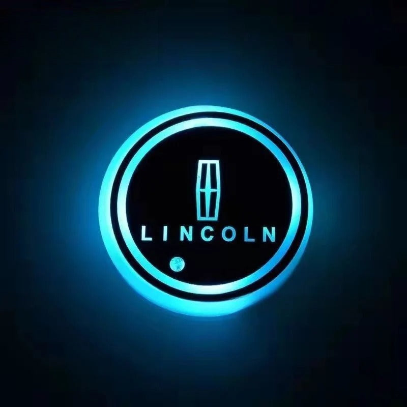 2PCS LED Car Coasters