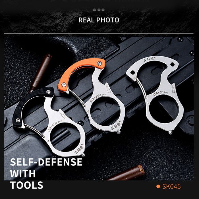 Car Window Breaker & Seatbelt Cutter Keychain