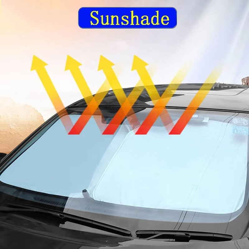 Foldable Windshield Sunshade with UV Block & Privacy Blackout