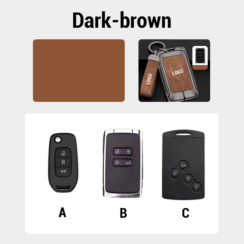 【For Renault】 - Genuine Leather Key Cover