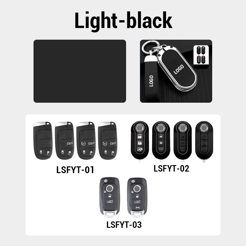 【For Fiat】 Leather Keychain