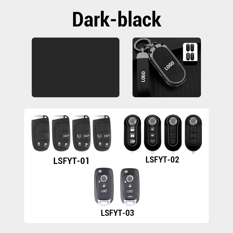 【For Fiat】 Leather Keychain