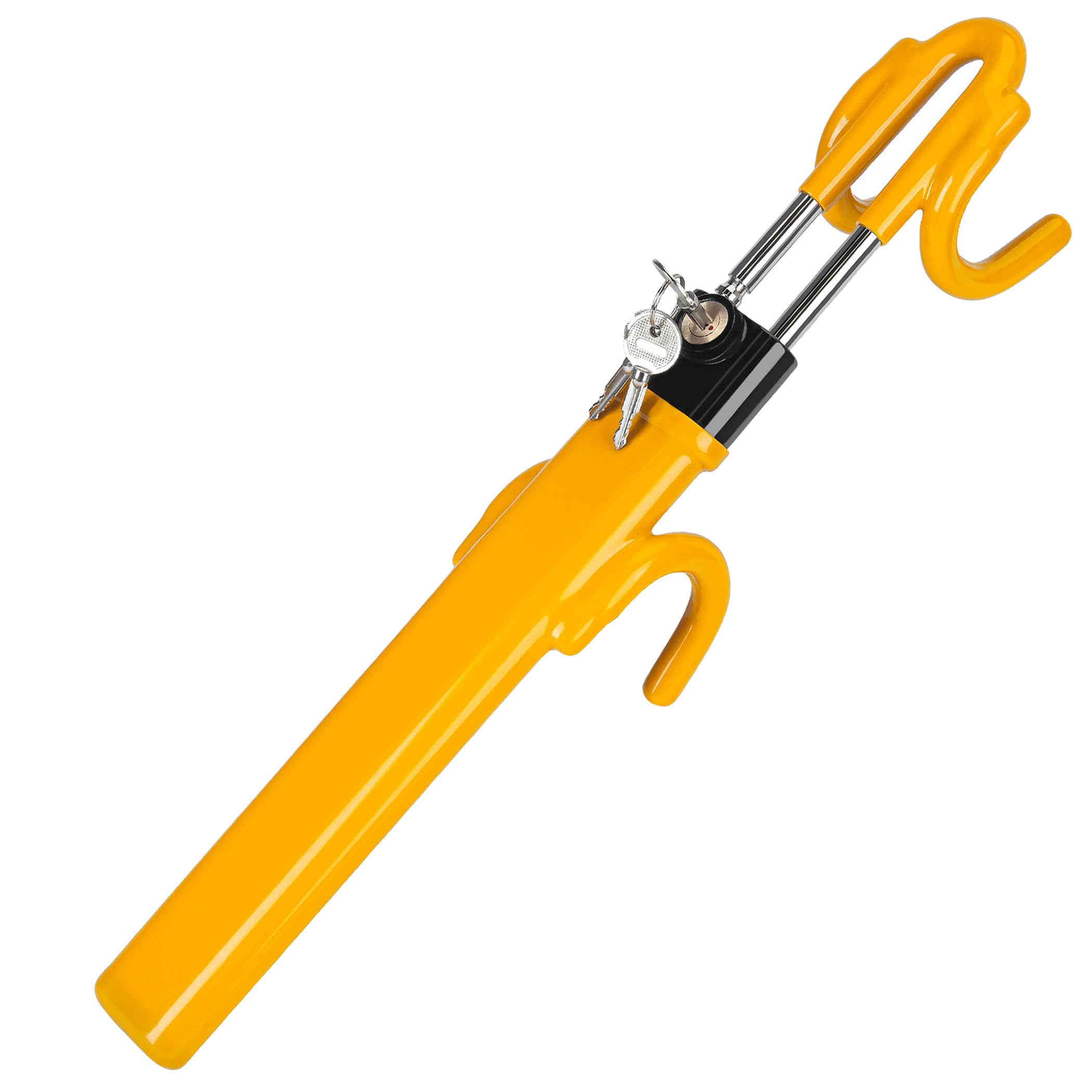 Heavy Duty Steering Wheel Lock Anti-Theft Car Device Security For Cars Trucks Vans and SUVs with 3 Keys