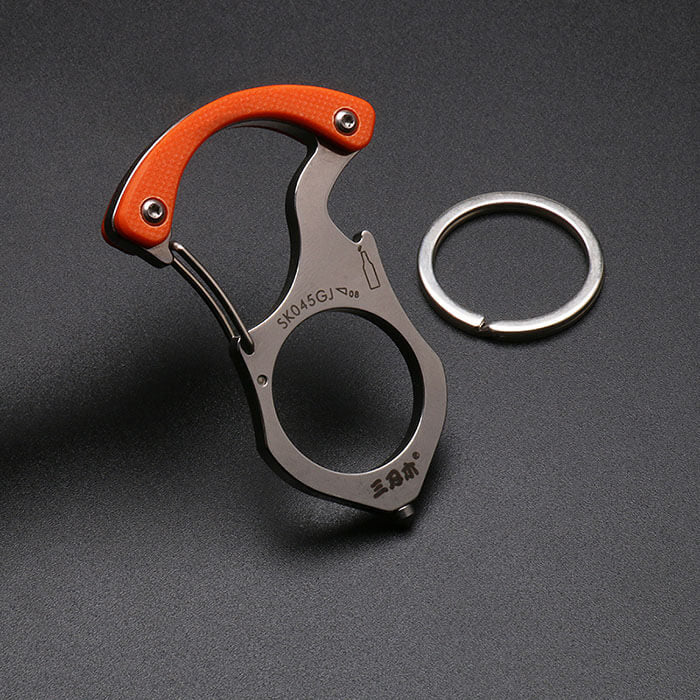 Car Window Breaker & Seatbelt Cutter Keychain