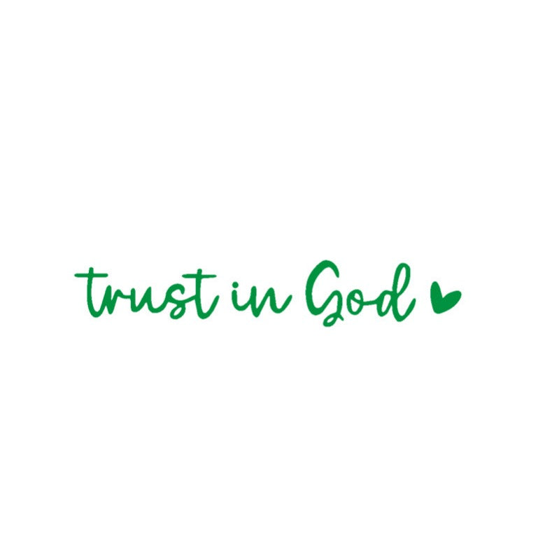 “Trust in God” Rear-View Mirror Decal
