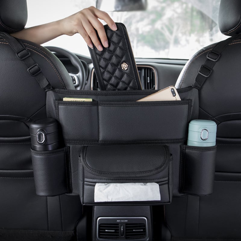 Car Seat Organizer & Barrier Storage Pocket