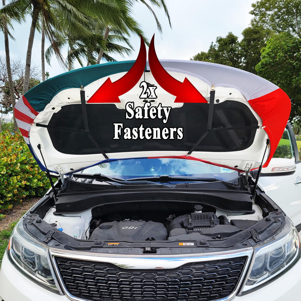 Patriotic Car Flag Hood Cover – Universal Fit