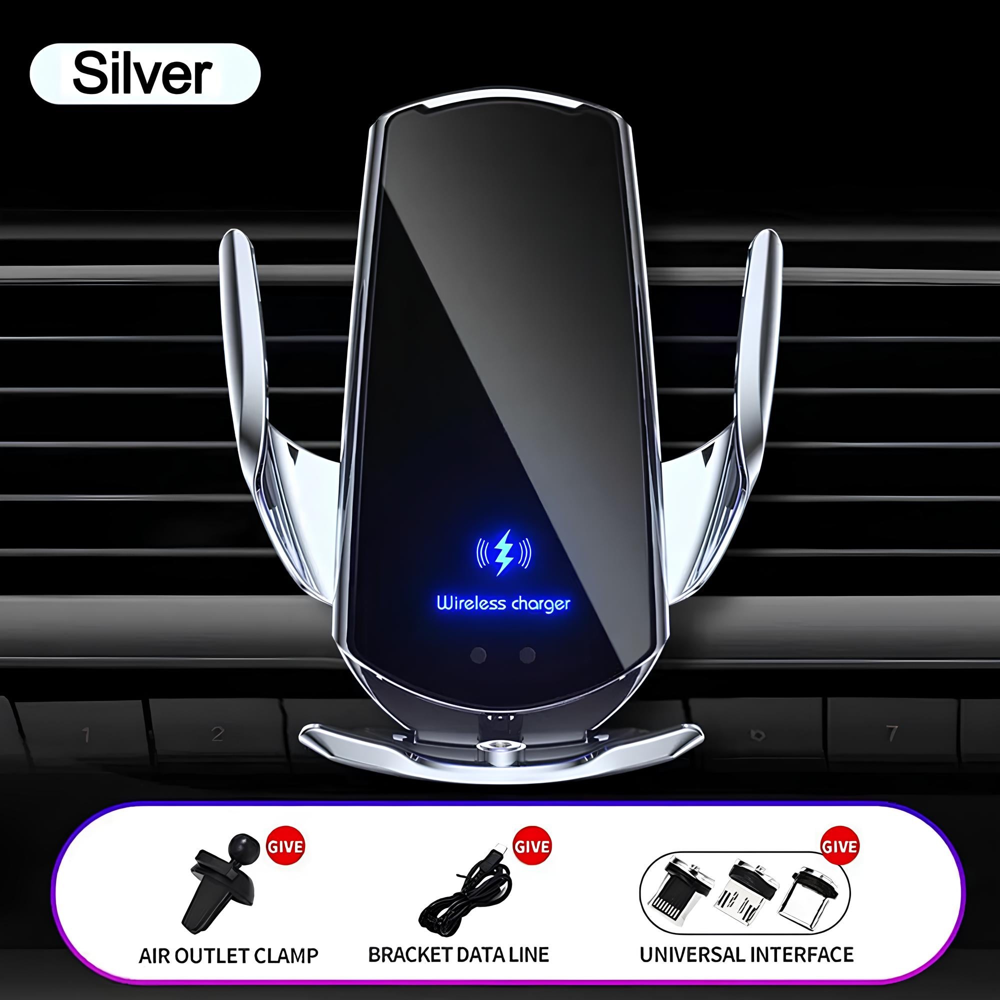 DriveSense™ Smart Holder – Automatic Sensor Wireless Charger