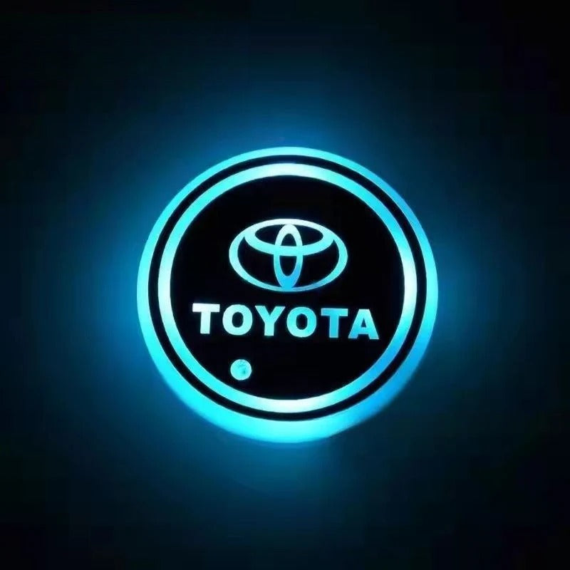 2PCS LED Car Coasters