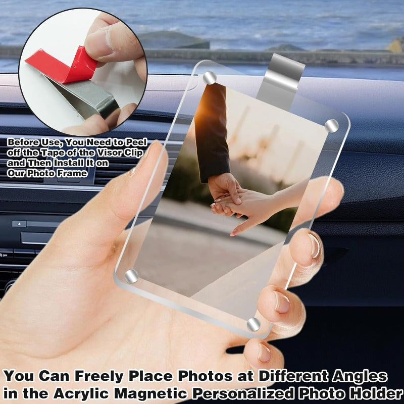 Magnetic Visor Photo Frame