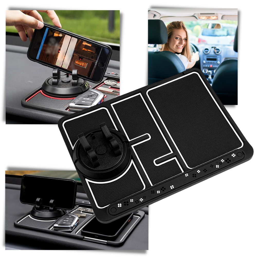 Non-Slip Pad and Phone Holder for Car