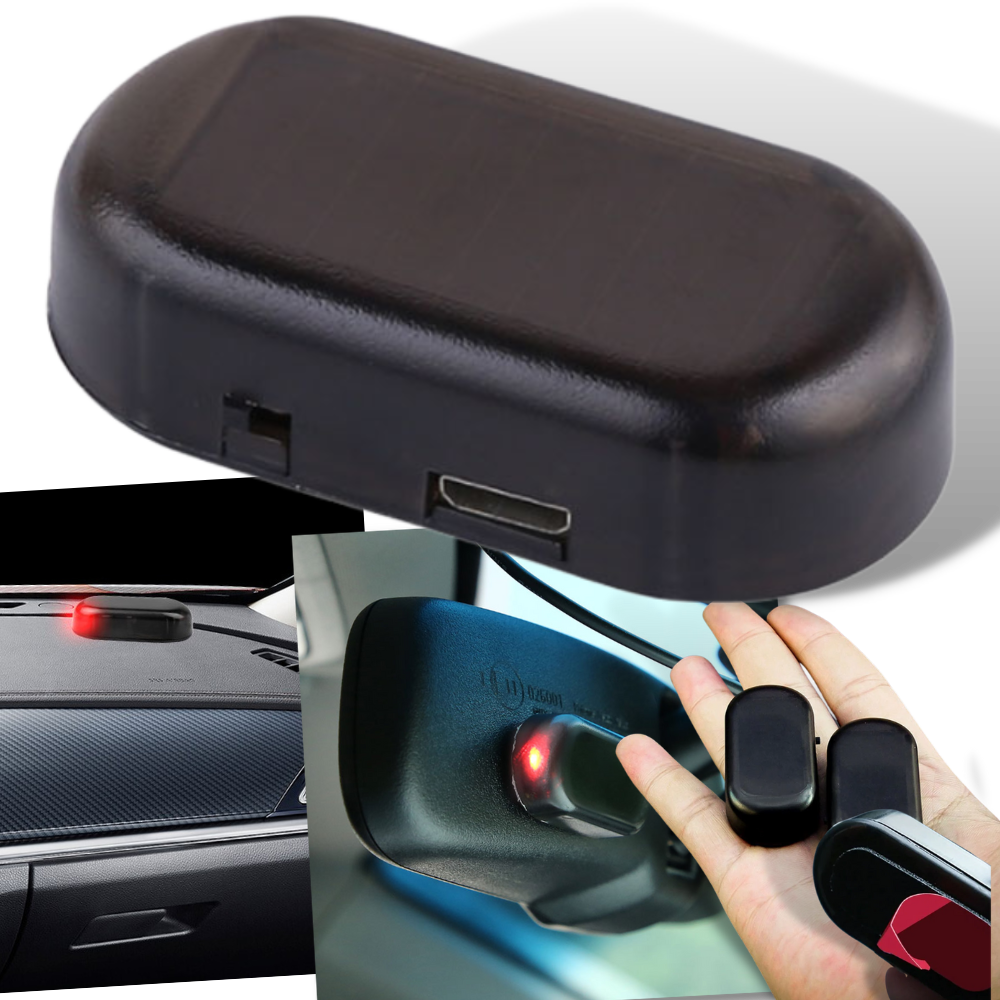 Solar-Powered Car Warning Light