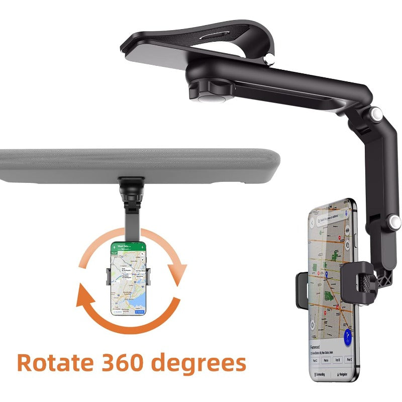 360° Rotatable Sun Visor Phone Mount