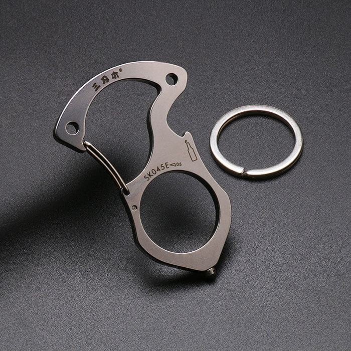 Car Window Breaker & Seatbelt Cutter Keychain