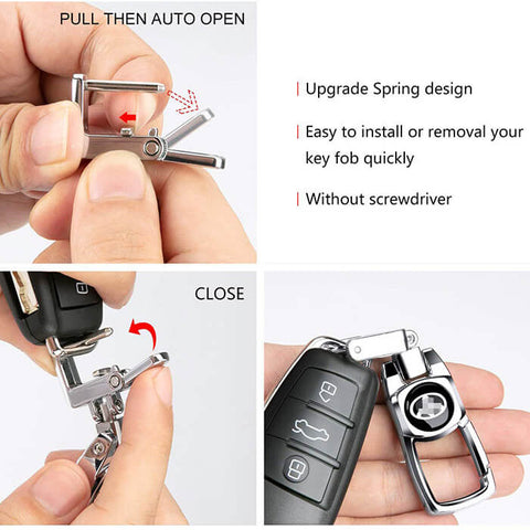 Customized Logo Metal Car Keychains