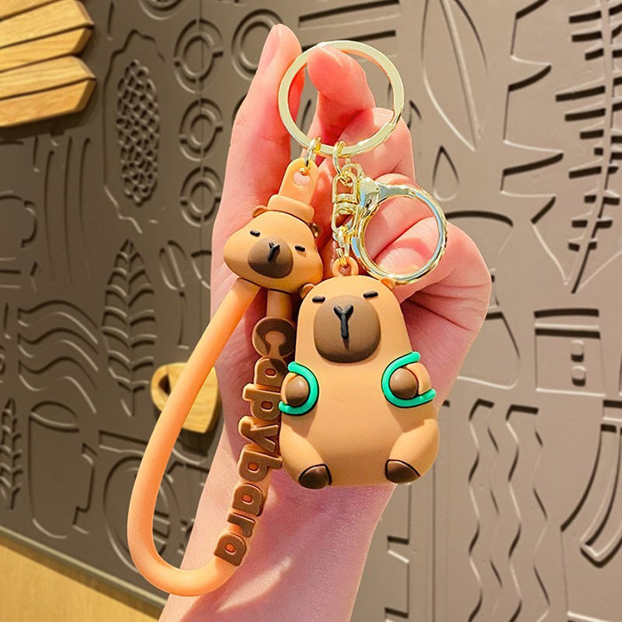 Capybara Keychain Pendant Plush Ornaments