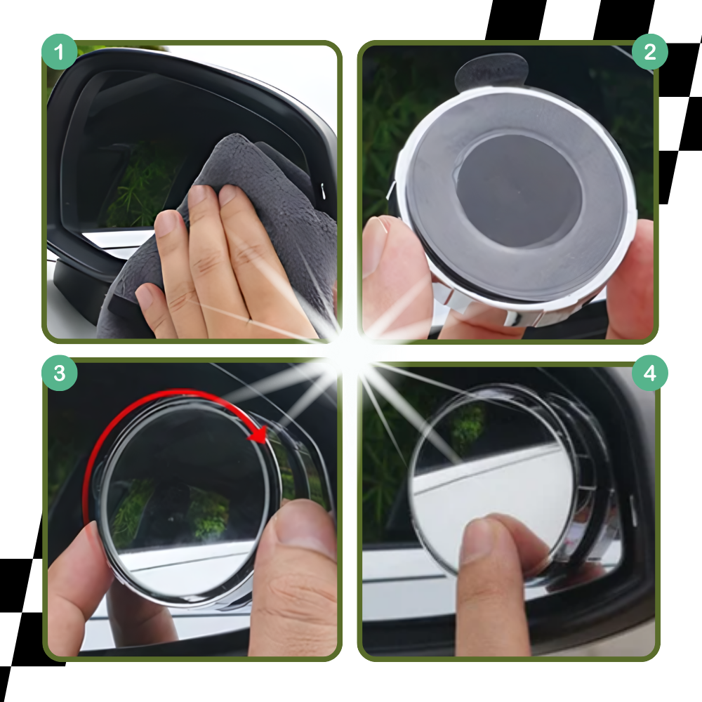 360° Rotation Spotter Mirror