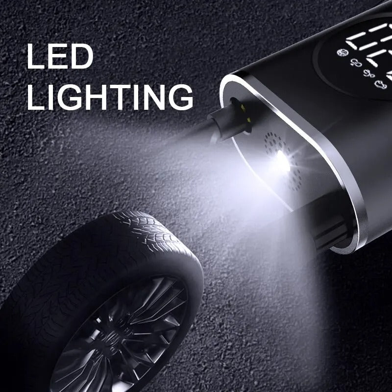 Premium Universal Steering Wheel Lock + FREE Smart Mini Compressor