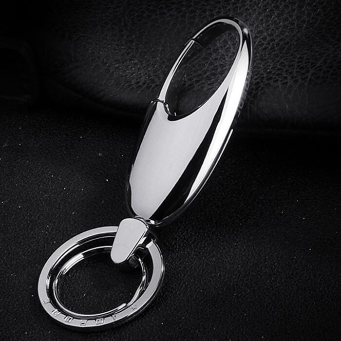 Minimalist Cool Car Guy Keychain
