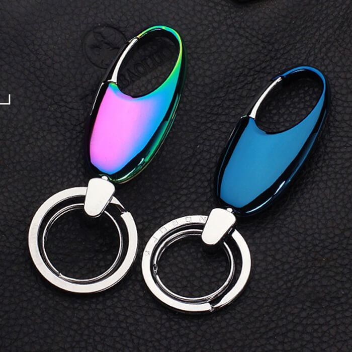 Minimalist Cool Car Guy Keychain