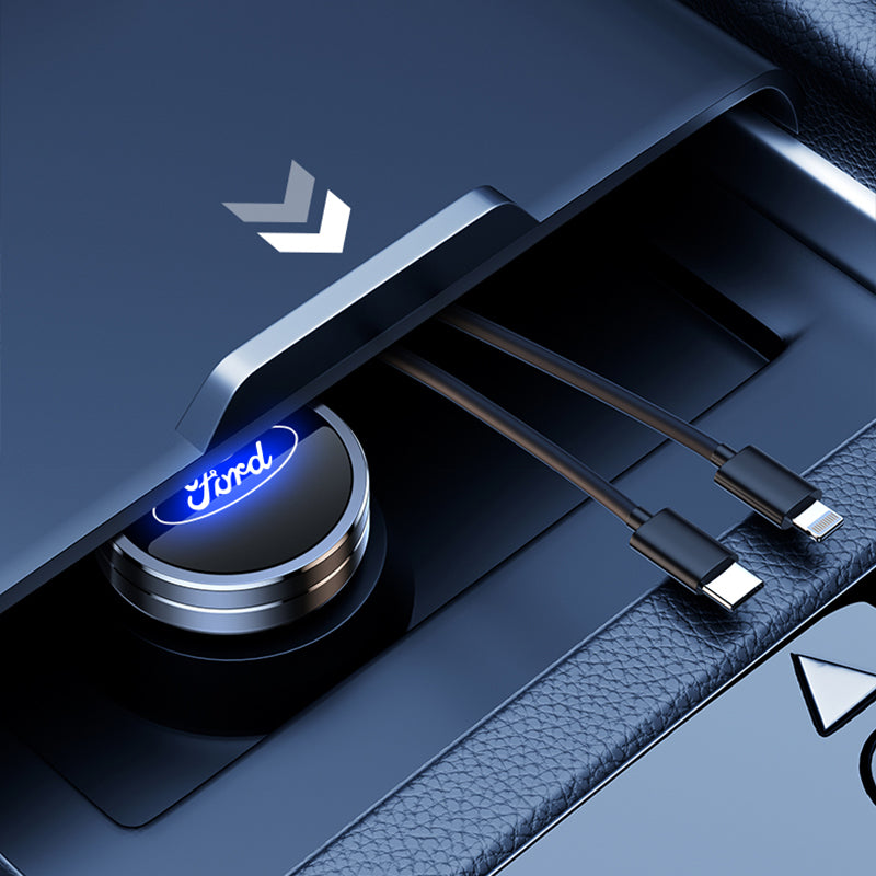 Ford Car Charger Fast Charging Adapter Compatible with Focus/Mondeo/Edge