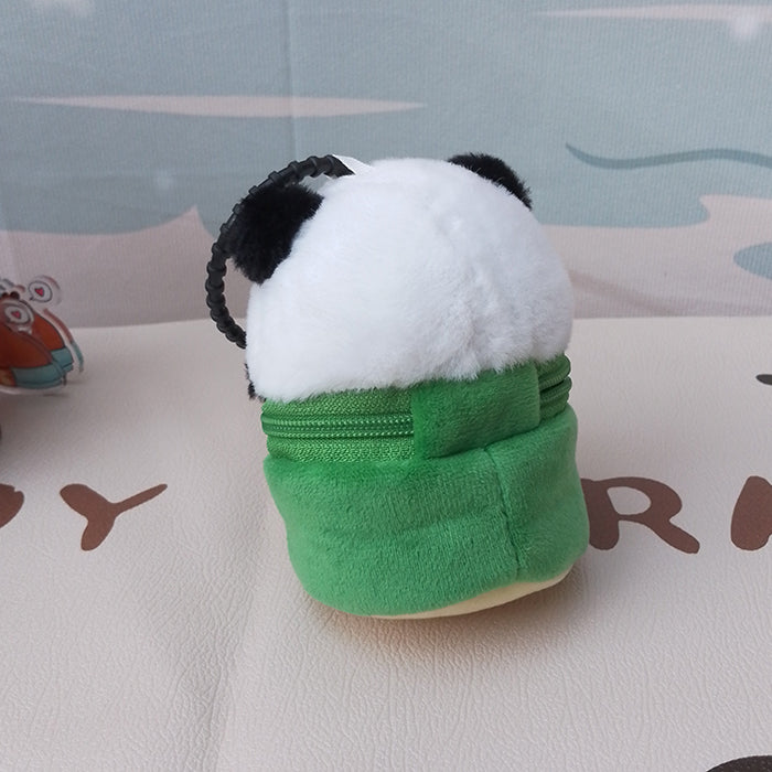 2pcs/set Plush Capybara Coin Purses Keychain Charm