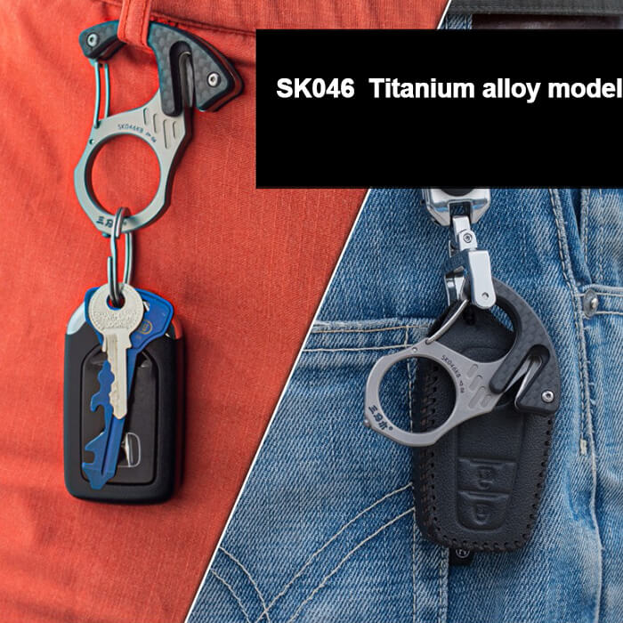 Car Window Breaker & Seatbelt Cutter Keychain