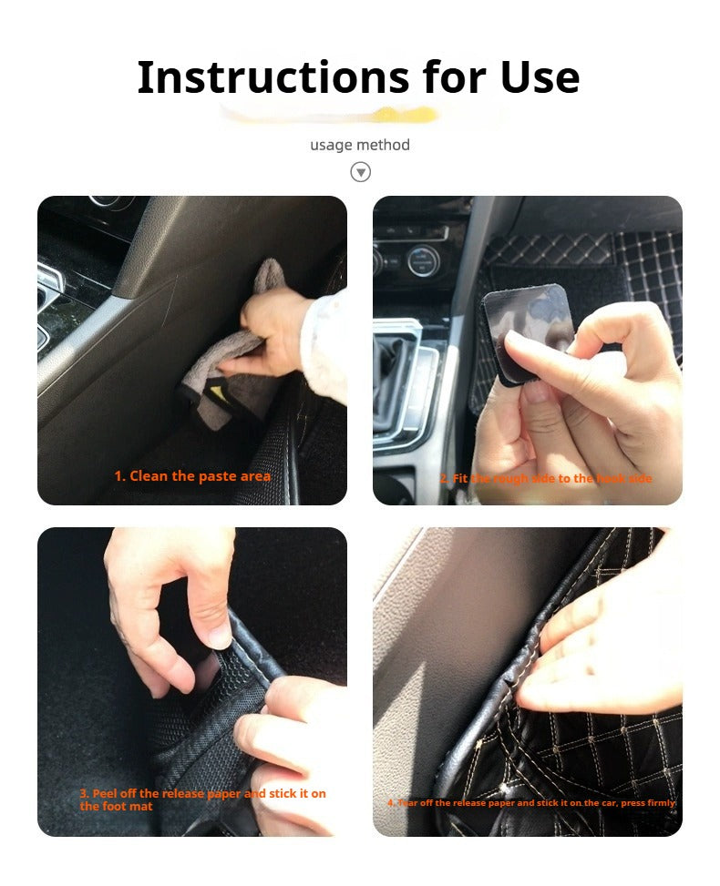 Heavy-Duty Anti-Slip Hook & Loop Pads