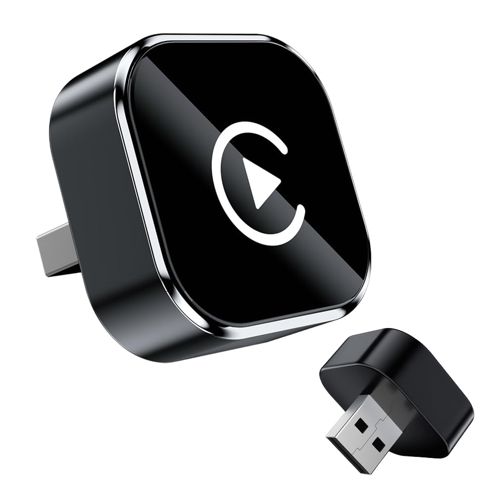 2 in 1 Wireless CarPlay Adapter for iPhone Android