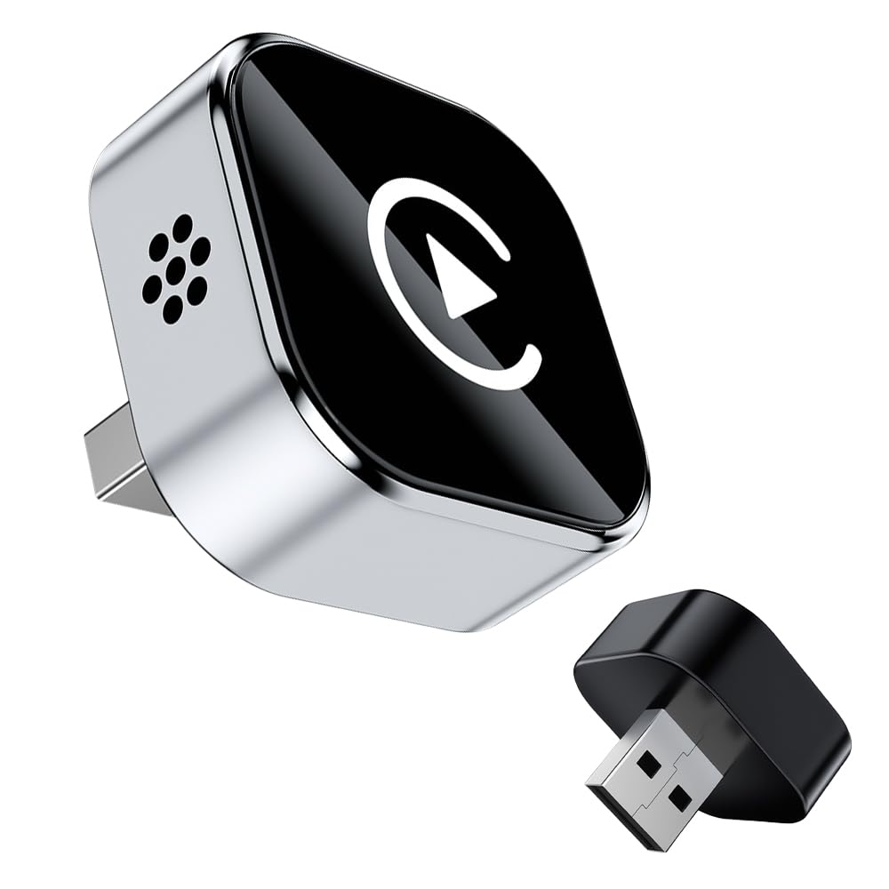 2 in 1 Wireless CarPlay Adapter for iPhone Android