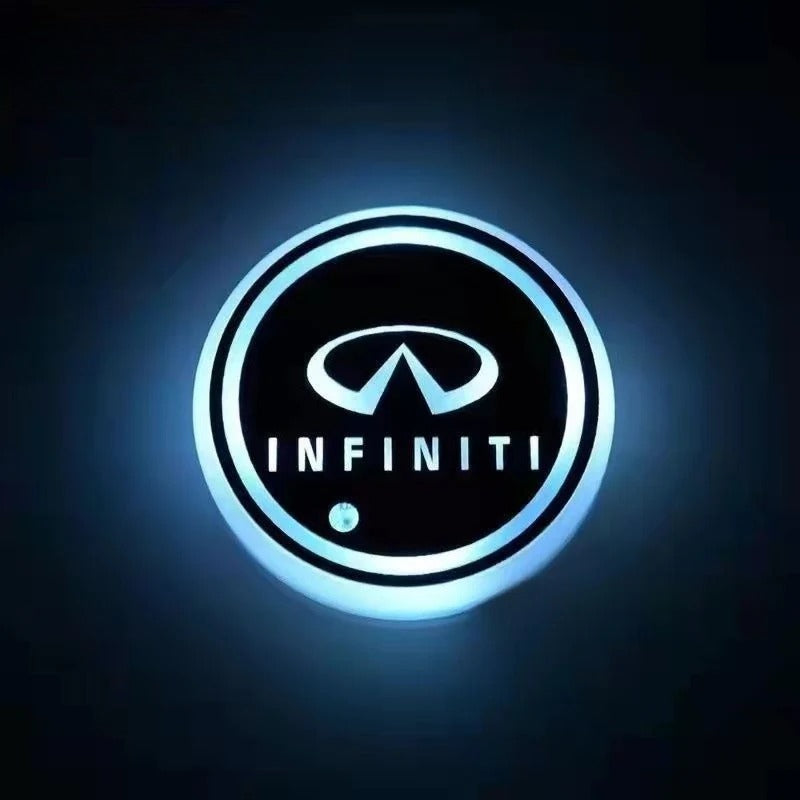 2PCS LED Car Coasters