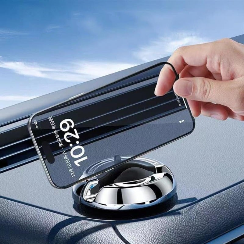 2-in-1 Dashboard Phone Holder & Hidden Number Plate