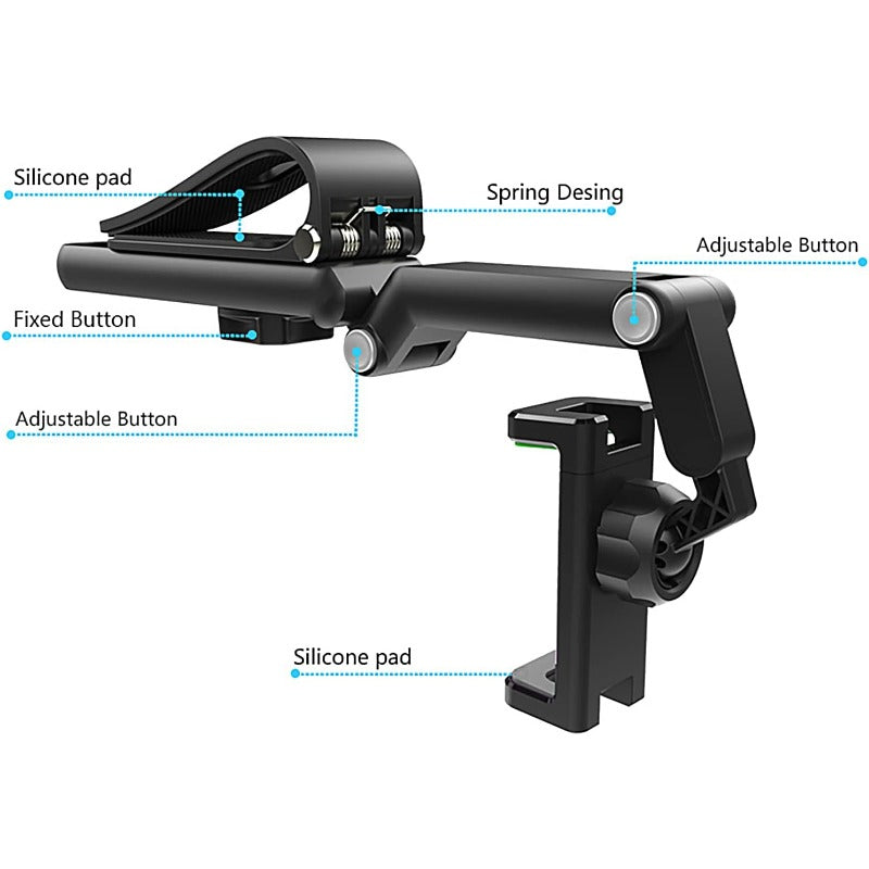 360° Rotatable Sun Visor Phone Mount