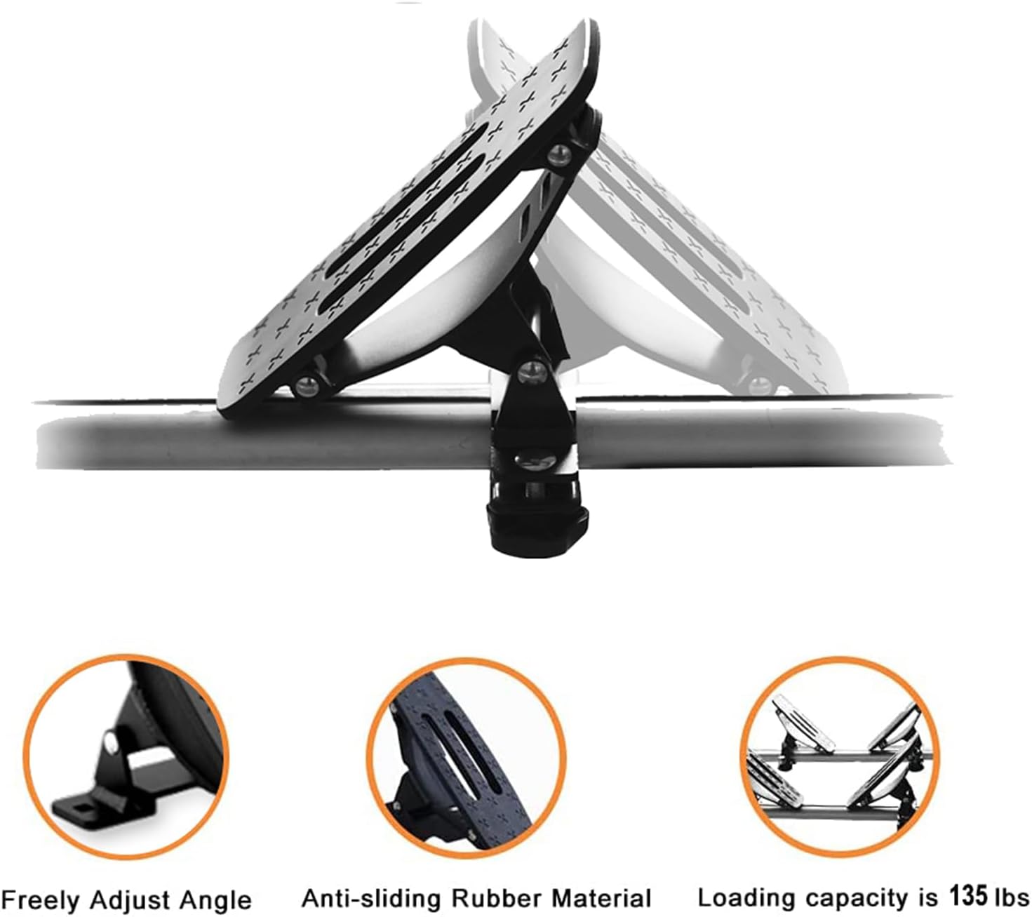 Aluminum Rustless Kayak Roof Rack For Car SUV Truck