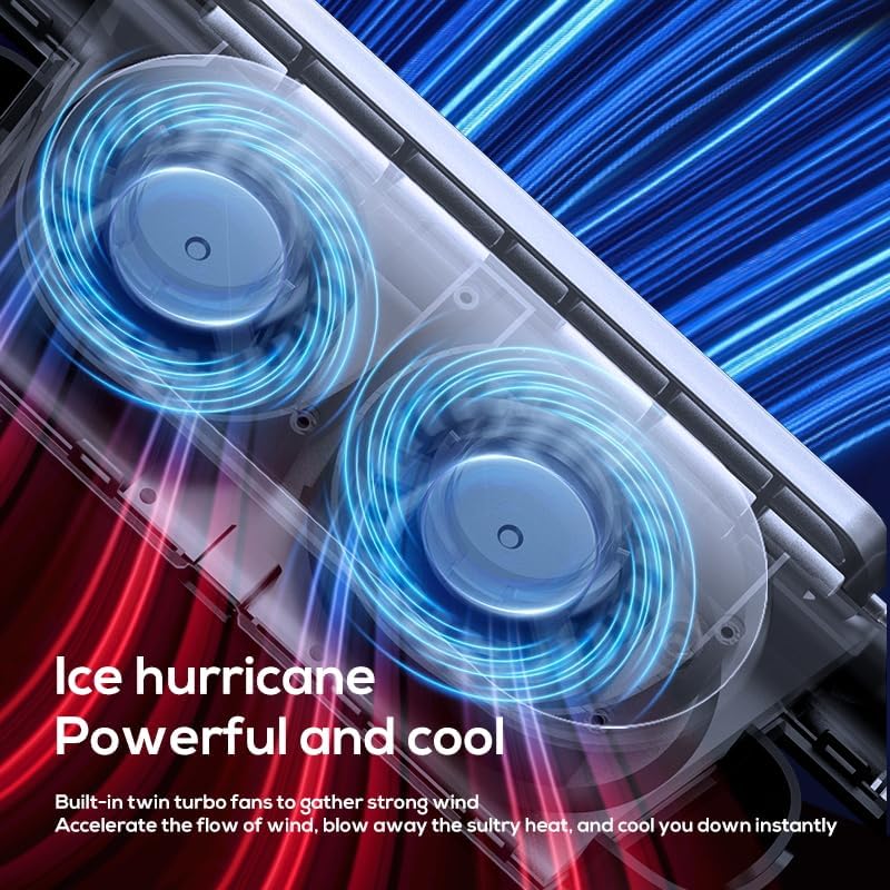 Dual Turbo Car Seat Cooling Fan