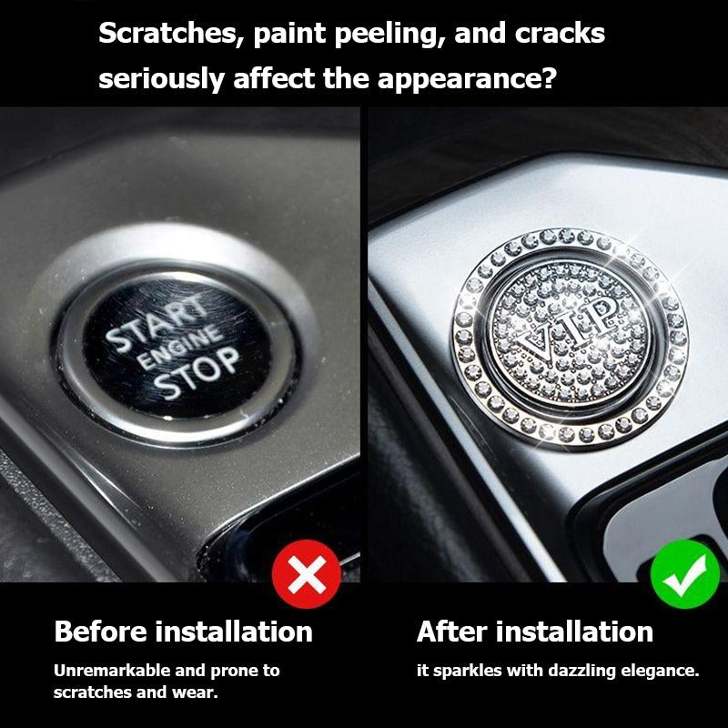 GlamStart Bling Car Start Button Cover Ring