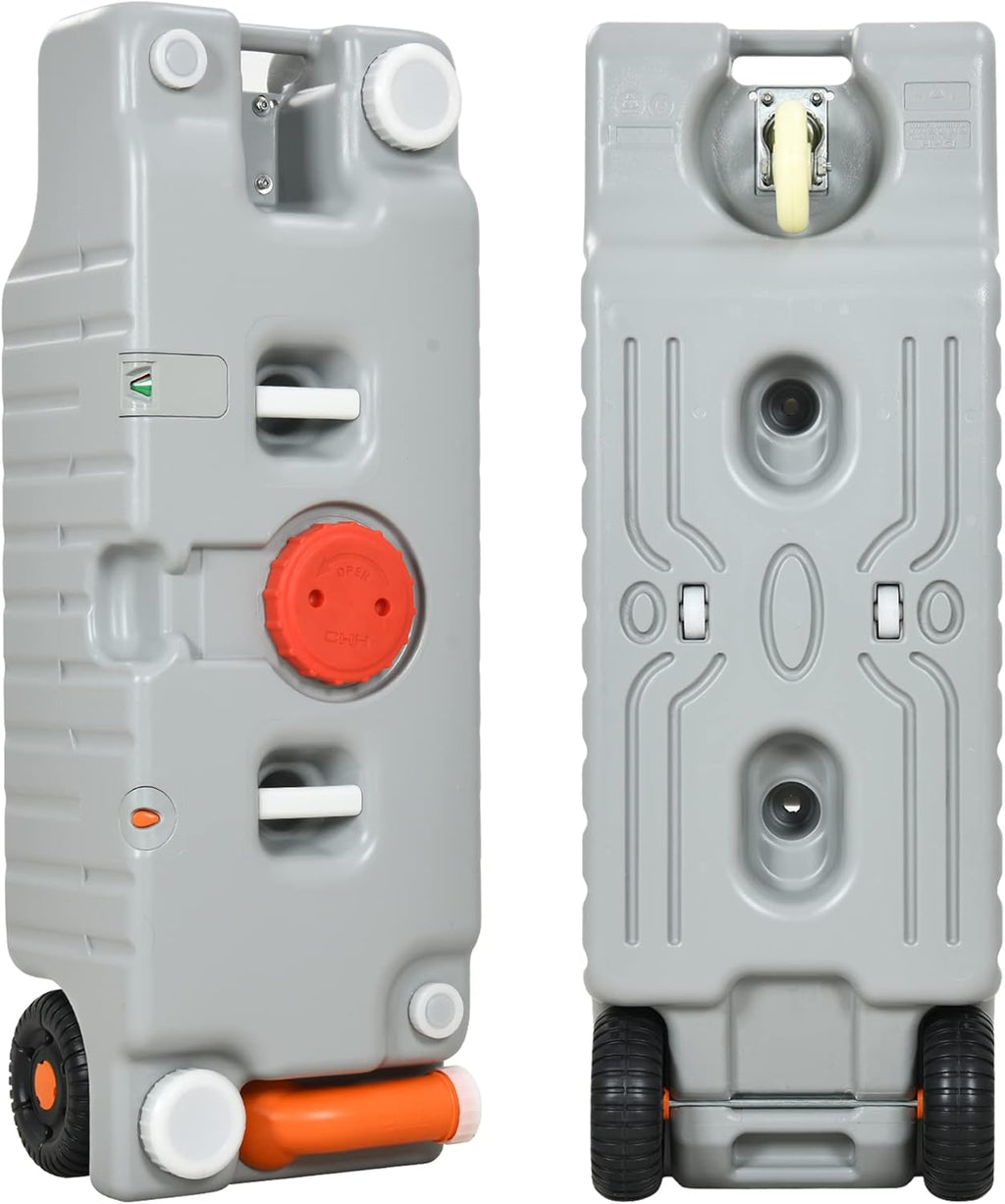 19.8 Gallon Large Capacity Portable Water Holding Tank with Built-in Handle Odorless Tote for Camper