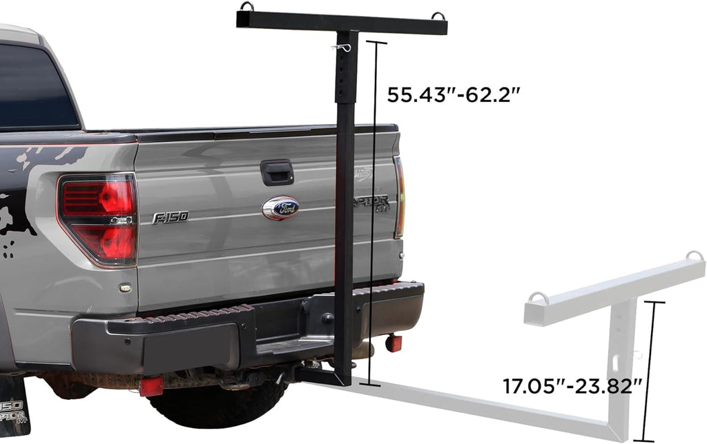 350 LBS Foldable Pick Up Truck Bed Extender for Canoe Kayak Ladder Lumber