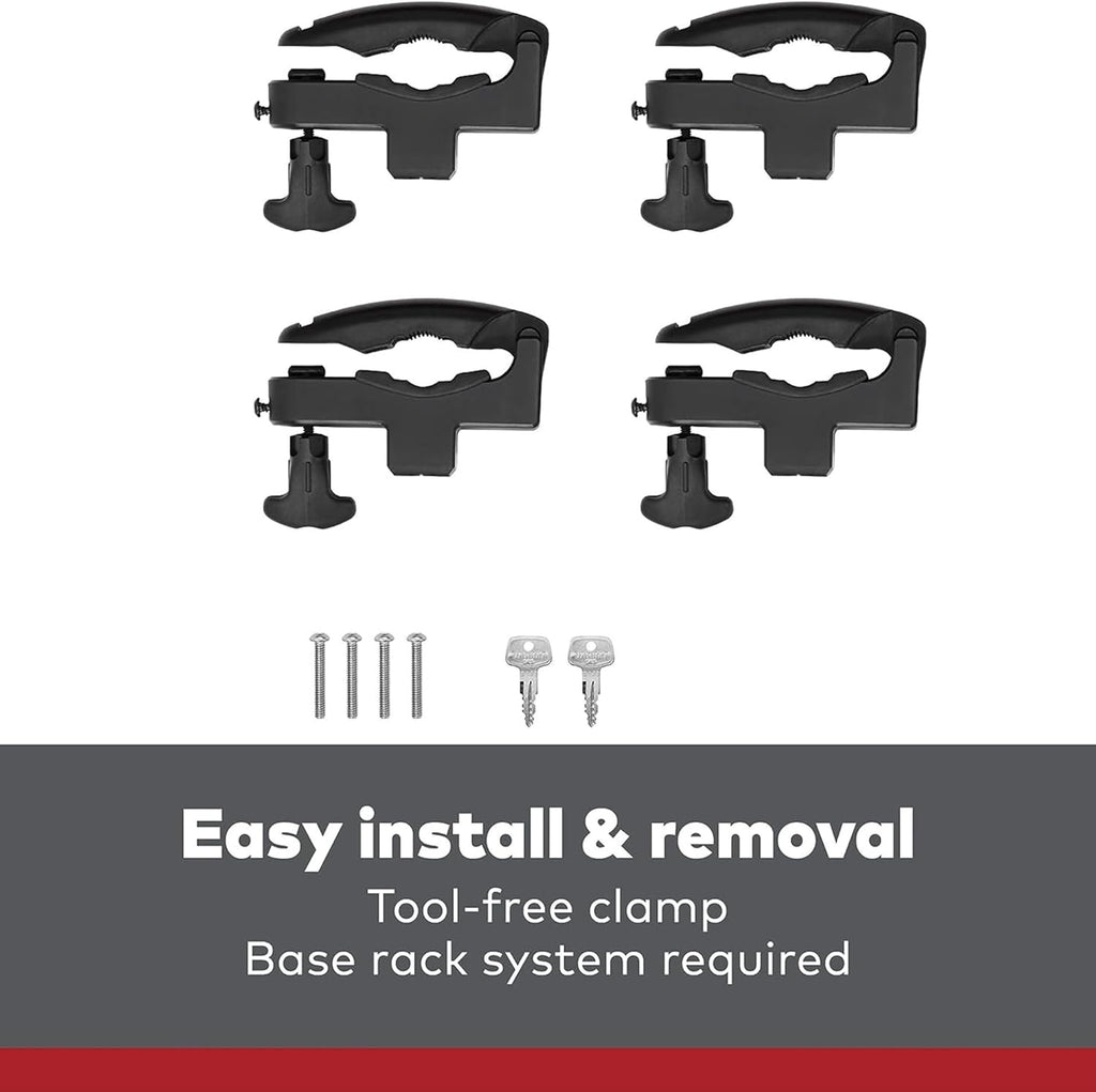 Universal Car Roof Rack for 6 Ski Pairs or 4 Snowboards