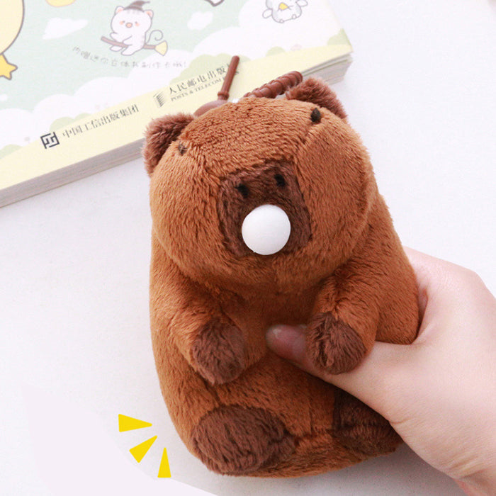"Capycharm" Plush Capybara Keychain Ornaments