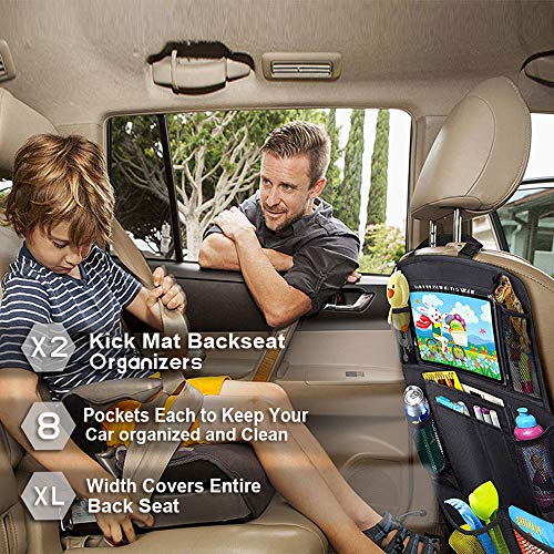 Universal Car Seat Protector & Car Backseat Organizer