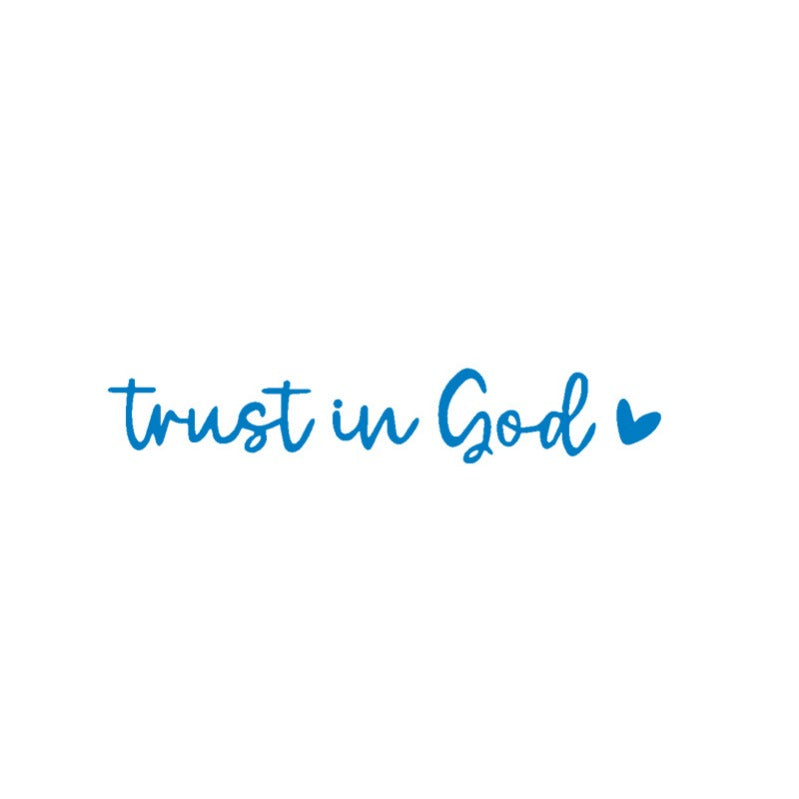 “Trust in God” Rear-View Mirror Decal
