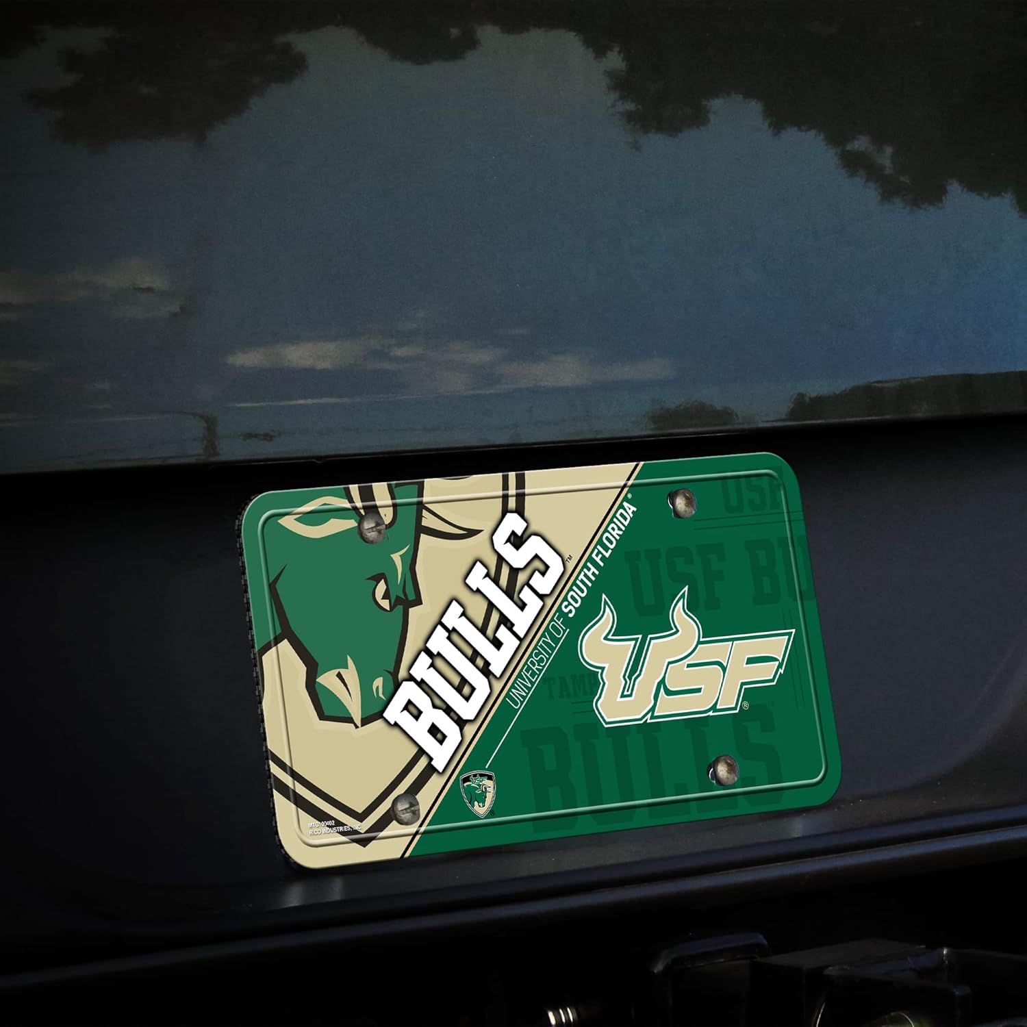 NFL Football USA Metal Auto Tag 6" x 12" - Great For Truck/Car/SUV