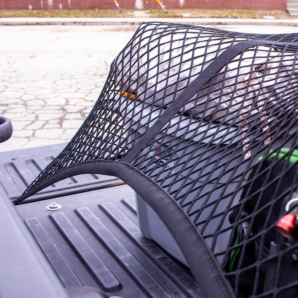 Simple Truck Bed Cargo Mesh Organizer Suitable for Daily Light Loads of Trucks