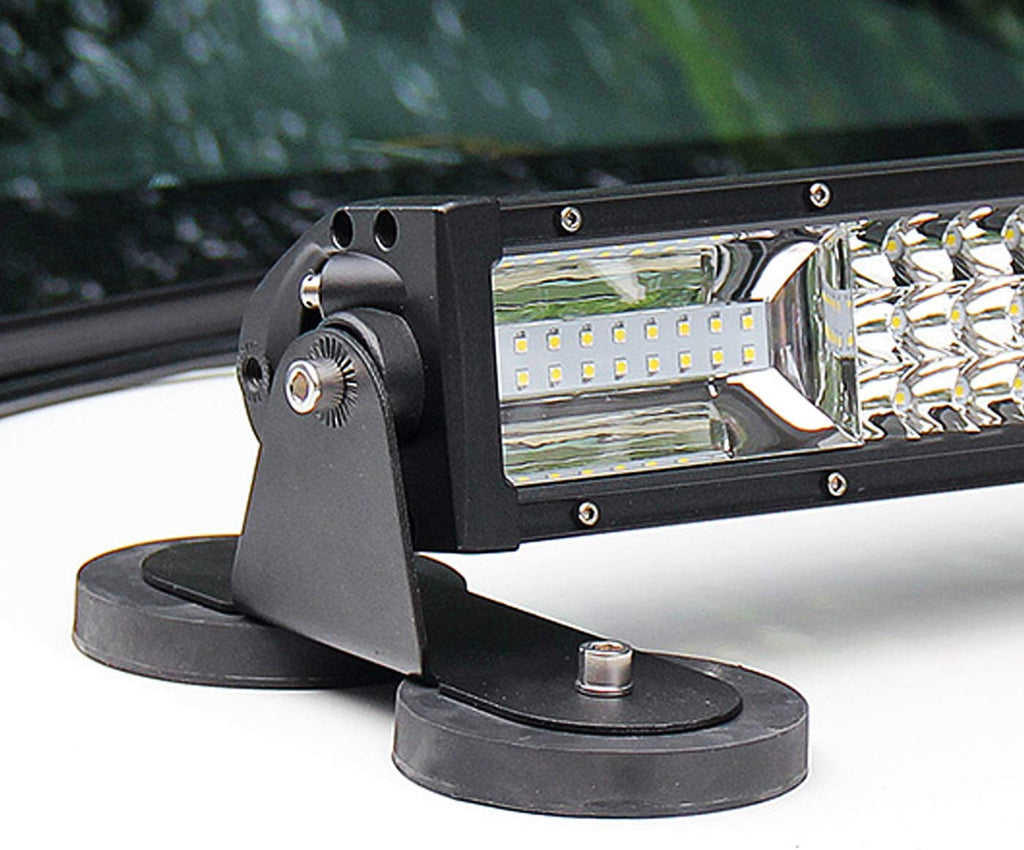 Powerful Mount Bracket Sucker Holder Magnetic Base f/Roof Led Light Bar Offroad