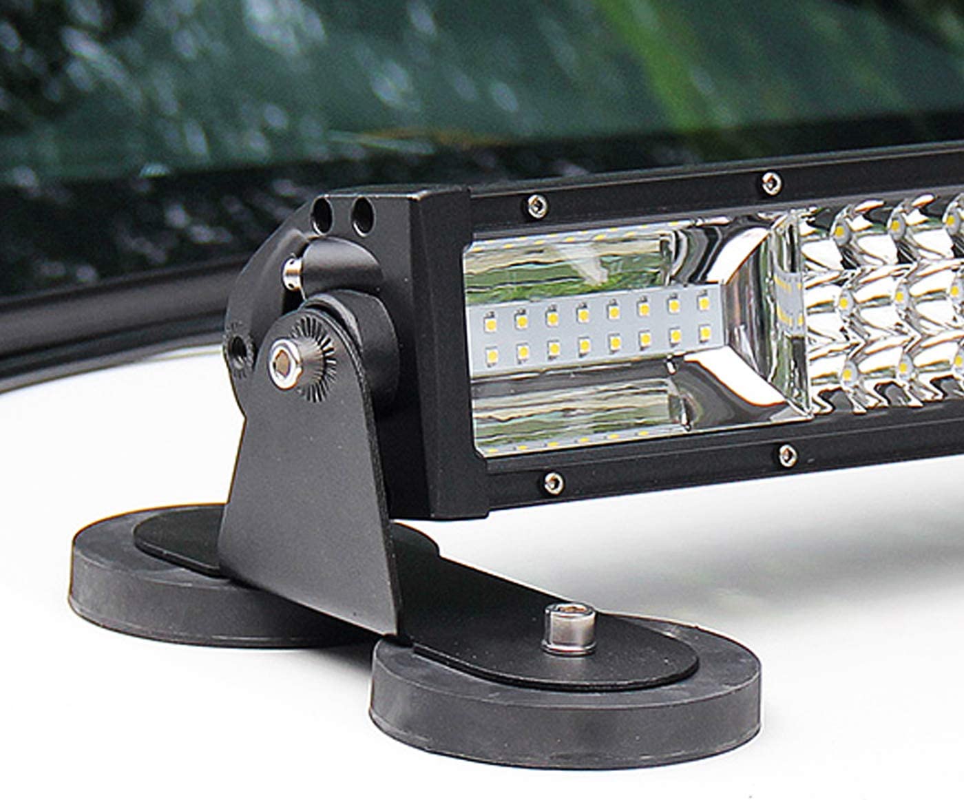 Powerful Mount Bracket Sucker Holder Magnetic Base f/Roof Led Light Bar Offroad
