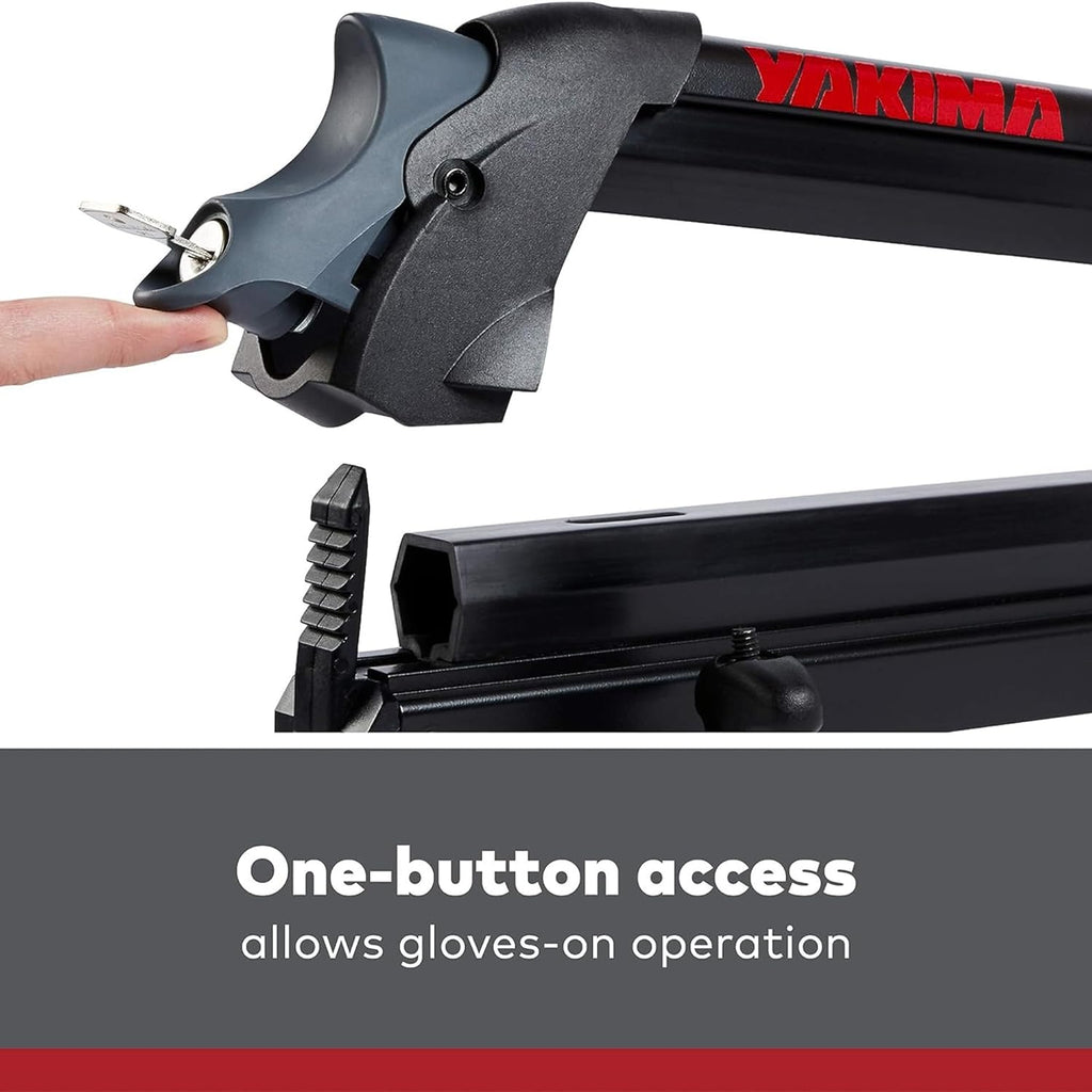 Universal Car Roof Rack for 6 Ski Pairs or 4 Snowboards