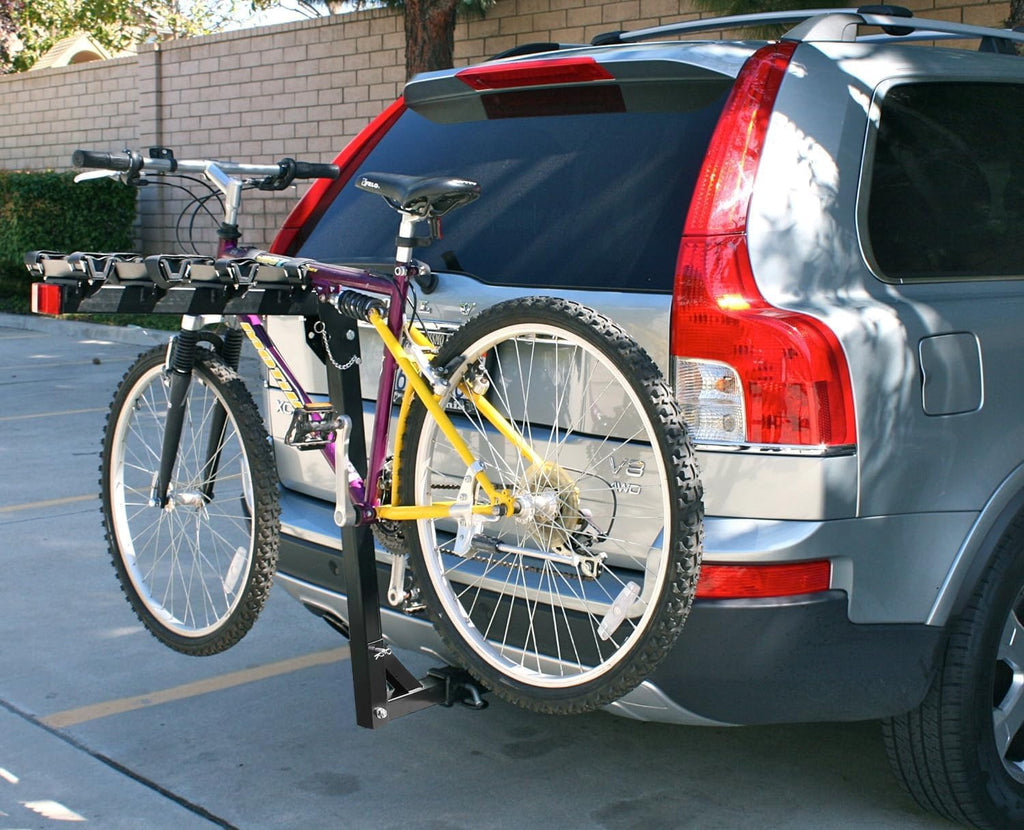 Hitch Mount Bike Rack - 4-Bike Rack, Black for Cars, Trucks, SUVs, and Minivans