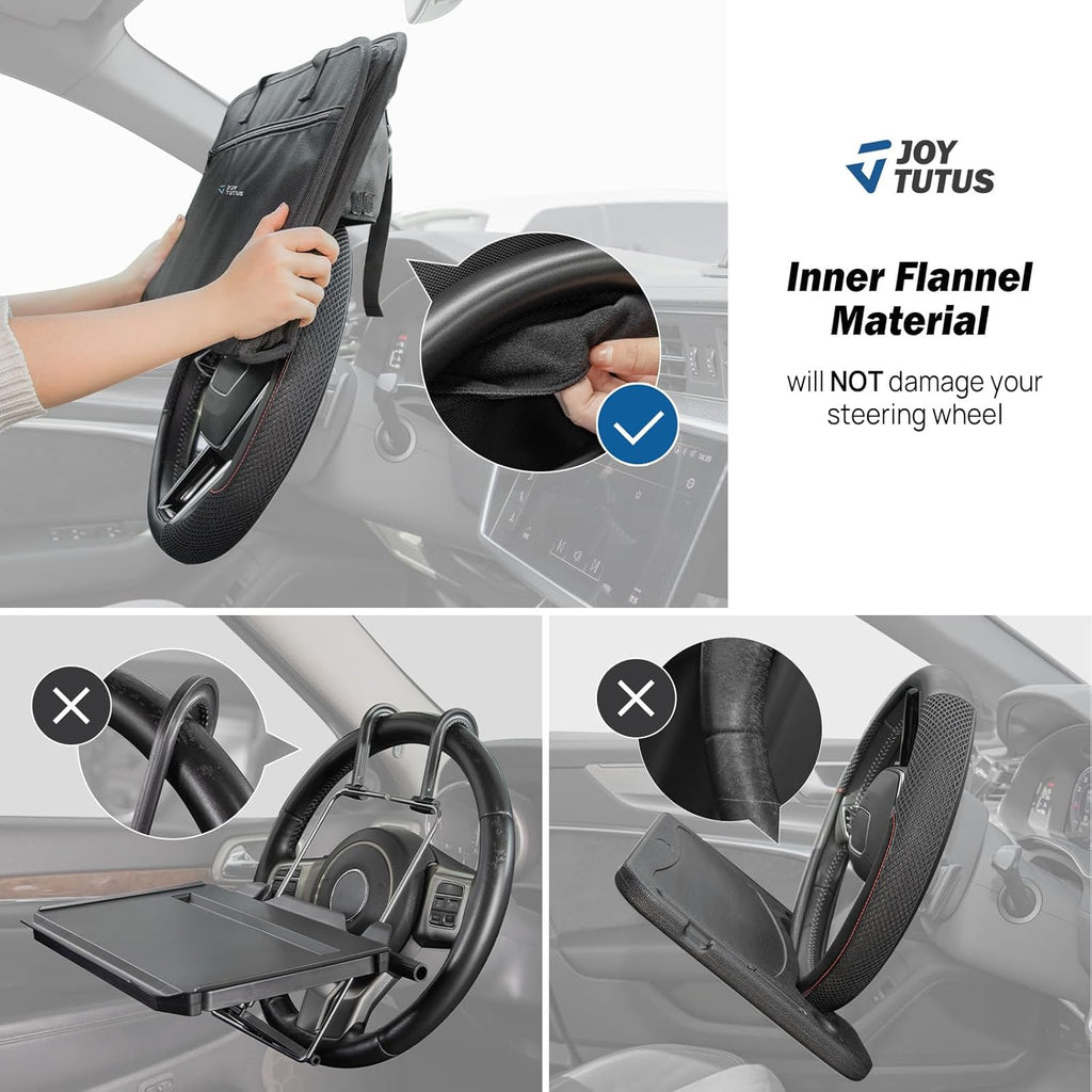 3 in 1 Steering Wheel Eating Tray & Multifunctional Car Office Bag